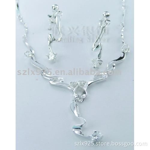 GS0164H silver jewelry sets